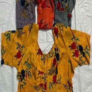 Printed Cotton Blouse